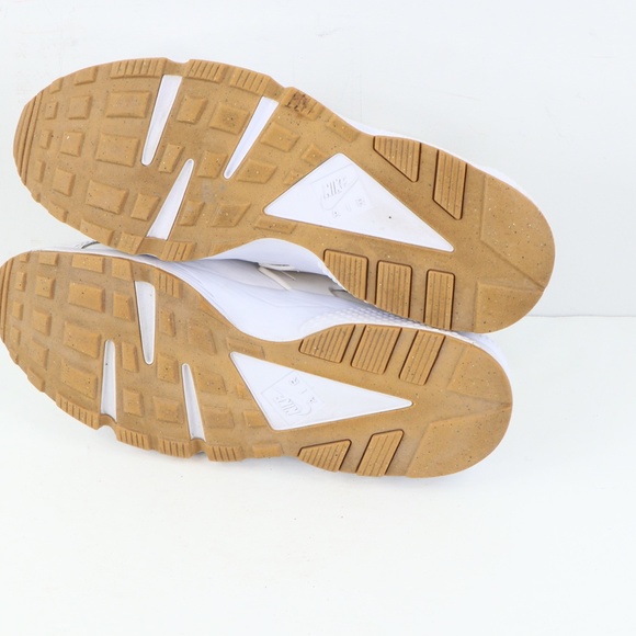 Nike Air Huarache Ostrich Triple White Sneakers main image 12